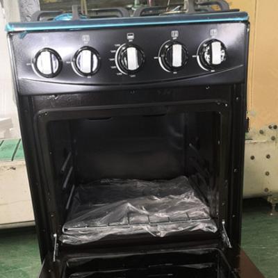 China Traditional Kitchen Cooking Oven Stainless Steel Freestanding Range Gas Stove with 4 Burner Pizza Baking Equipment for sale