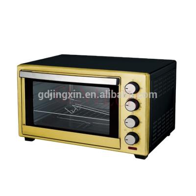 China Household Oven CB/ROHS/LFGB Approval 38L Electric Portable Glass Toaster Yellow Oven for sale