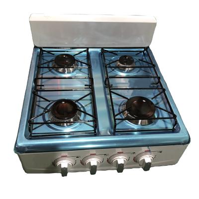 China Factory OEM Estufa De Mesa A Traditional Gas 4 Hornillas Cocina Table Gas Cooker Kitchen Cooking Appliance for sale