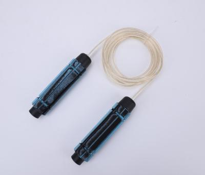 China New Best Private Label Rubber Outdoor Sport Cable Jump Rope Home Fitness Training Weighted High Speed ​​Jump Rope With Logo for sale