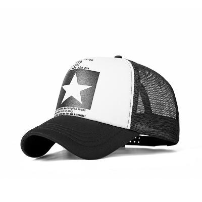 China JOINT Wholesale Trucker Hat Five-Pointed Star Hip Hop Personality Style Hat Sports 5 Panel Custom for sale