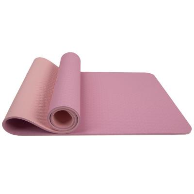 China Custom Print Eco-Friendly Eco-Friendly Professional Grade Multicolor Tape Yoga Mat New for sale