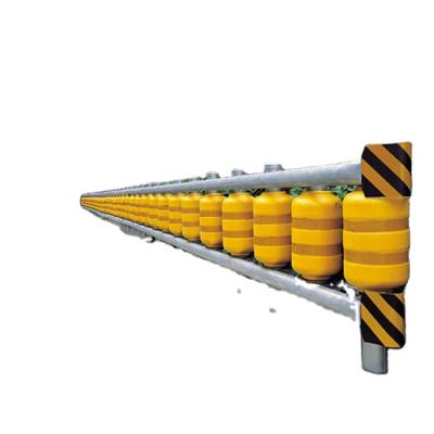 China Road Safety Traffic Plastic Flexible Barrier Spiral Staircase Turning Road Anti-collision Guardrail for sale