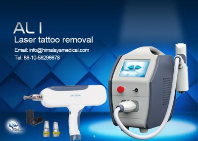 China Mini And Smart Q - Switched Nd Yag Laser Tattoo Removal Equipment 500 W Power for sale