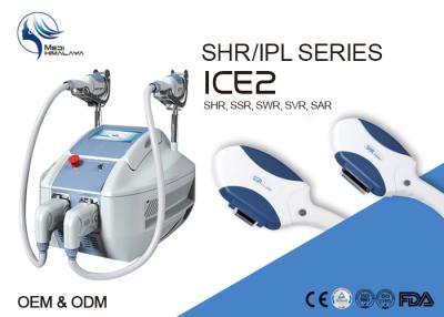 China 2 Handpieces OPT Machine , Flexble Screen Hair Removal SHR IPL Machine for sale