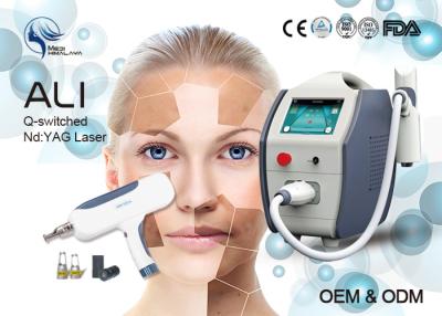 China Portable Mini 532nm 1064nm Q-Switched Nd Yag Laser Machine For Skin Rejuvenation for sale