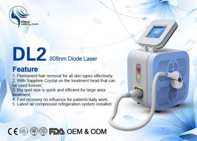 China Super Cooling Germany Bars Portable 808nm Diode Laser Body Hair Removal Machine for sale