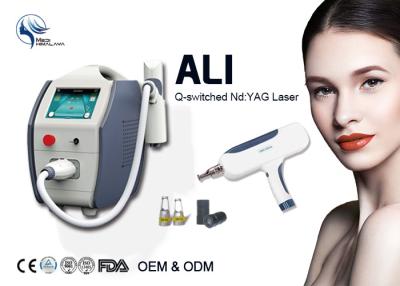 China 1064nm 532nm Q-Switched Nd Yag Laser Machine For Nail Fungus Removal 500 W for sale