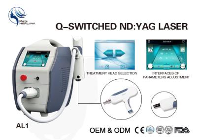 China O CE aprovou 1064 a máquina do laser do Nd Yag do interruptor do laser Q do Nd Yag do nanômetro 532nm para a remoção da tatuagem à venda