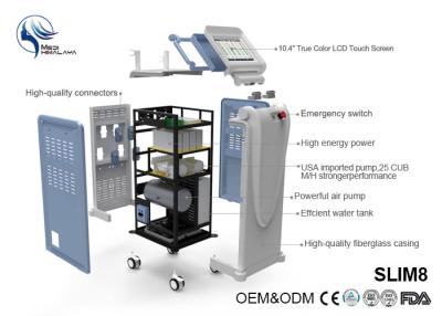 China 4 weiche Silikon-Griffe Cryolipolysis, das Maschine mit Benutzerhandbuch und Unterrichts-Video abnimmt zu verkaufen