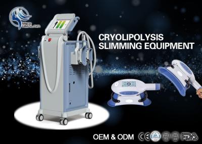 China 10.4 Inch Touch Color Screen Cool Tech Fat Freezing Machine / Cryolipolysis Equipment for sale