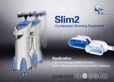 China 2 Handles Cryo Therapy Coolsculpting Cryolipolysis Machine , Fat Freezing System for sale