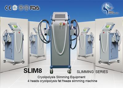 China Vertical Cryolipolysis Body Slimming Machine , Fat Freezing Body Contouring Machine for sale