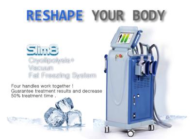 China Powerful Multifunctional Cryolipolysis Machine Cellulite Reduction Machine With 4 Handpieces for sale