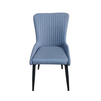 China Fashion Cooling Modern Simple Home Furniture Dining Chair Fabric Chairs Wholesale Simple Design for sale