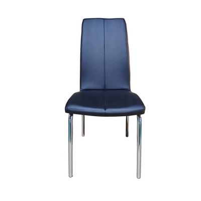 China Cooling Nordic Home Dining Chairs Metal Frame Metal Furniture Hotel Modern Leather Restaurant Dine Kitchen Chair SLDC-47 for sale