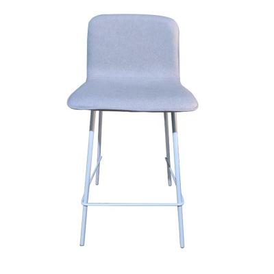 China Wholesale Cooling Bar Furniture Fixed Chair Bar Chairs For Restaurant Recommended Cheap Commercial Metal Stools In Fabric Tarpaulin for sale