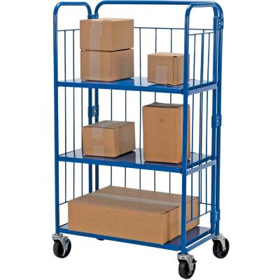 China Warehouse Rack Super Quality Nest Folding Away Steel Container Shelf Truck for sale