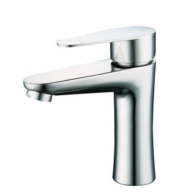 China Classic Single Hole Basin Faucets Design Stainless Steel Metered Basin Faucet Bathroom Basin Faucet for sale