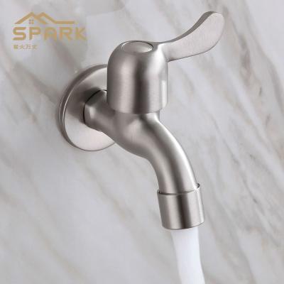 China Traditional sus 304 stainless steel quality polished outdoor balcony wash faucets for sale