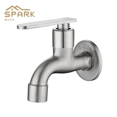 China Traditional Stainless Steel Faucet OEM Engineering External Washing Machine Faucet for sale