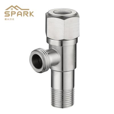 China High Quality Bathroom Modern Kitchen 1/2 Inch Chrome Plated SUS304 Square Angle Valve for sale