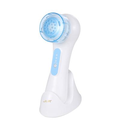 China Acne Treatment Customized Cleaning Brush Sonic Face Wash Brush Waterproof Facial Massager Wireless Electric Charging for sale