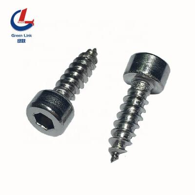 China Pan Head Self Tapping Screw Hex Socket Screws Tapping Screws Stainless Steel Audio Allen for sale