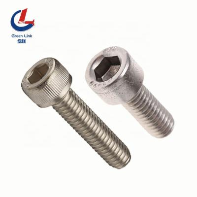 China Hex Socket Stainless Steel Hex Socket Cap Screws Din 912 Ss304 Ss316 Hex Head Socket Head Cap Screws for sale