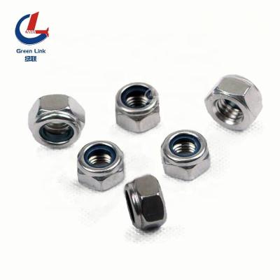 China Heavy Industry Stainless Steel 201 304 316 Din985 Din982 Self Locking Nut Insert Nylon Lock Nuts for sale