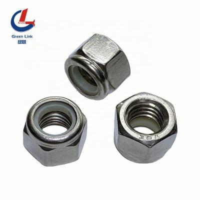 China Heavy Industry ANSI Standard Ss304 Ss316/Asme B18.16.6 S1/4 3/8' 1/2'5/8' 3/4' 1' White Nylon Lock Nuts for sale