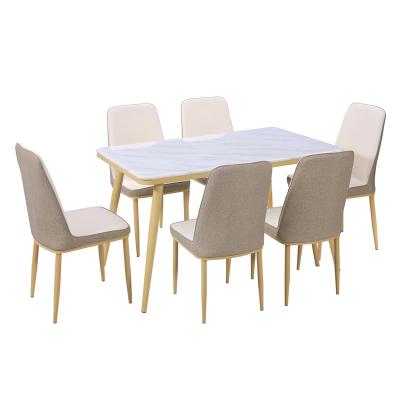 China Hotel Restaurant Modern Design Convertible White Wooden Dining Table Sets for sale