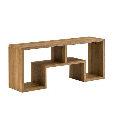 China Modern New Design Porcelain Adjustable Tv Wooden Stand (Height) With Cabinet for sale