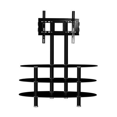 China (Size) Economical Adjustable Floor Standing LCD LED TV Stand Furniture for sale