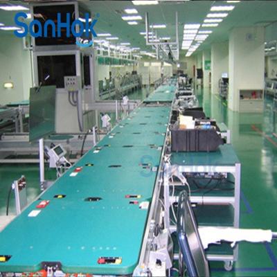 China Fire Resistant Full Automatic Speed ​​Chain Conveyor Computer Screen Assembly Line With Machining Board for sale