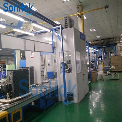 China Fire Resistant Automatic Speed ​​Chain Conveyor Window Air Conditioner Assembly Line With Vacuum Line for sale