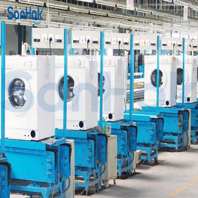 China Fire Resistant 10kg Industrial Automatic Washing Machine Assembly Line With Testing Line for sale