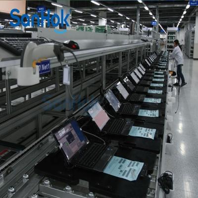 China Factory direct sales fire-resistant and high-quality electronic notebook assembly line with notebook aging rack for sale