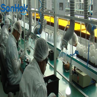 China High quality heat resistant semi-automatic assembly line for LED light production with belt conveyor for sale