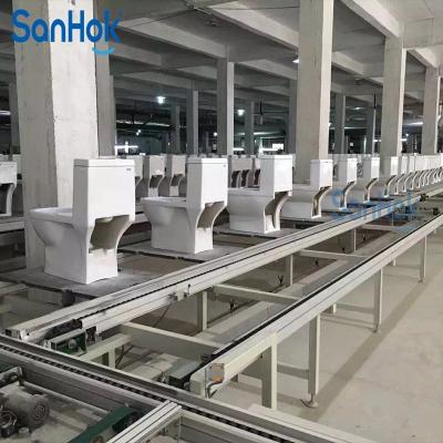 China Aluminum Alloy Strong Automatic Antirust Ceramic Sanitary Ware Machinery Repair Shops Annular Capacity Assembly Line for sale