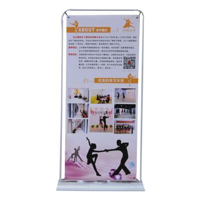 China Promotion Advertising Event Poster Banner 60x160cm 80x180cm 120x200cm Easy Fixed Door Shape Printing Stand Display for sale