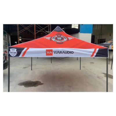 China Trade Show 3x3m 10x10ft Customize Printing Iron Steel Frame Pole Oxford Promotion Advertising Event Pop Up Trade Show Tent for sale