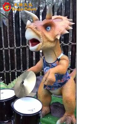 China Outdoor& new realistic life size animatronic simulation dinosaur strip indoor park design for sale for sale