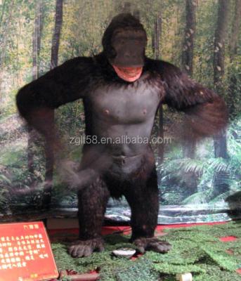 China Visitors Simulation Animatronic Animal Gorilla Attraction For Sale for sale