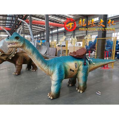 China Visitors Simulation Animatronic Dinosaur Brachiosaurus Walking Rides Attraction For Kid Amusement Jurassic Park Mall for sale