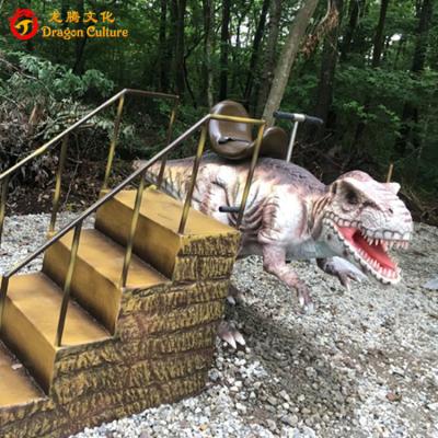 China Outdoor& Outdoor Tyrannosaurus Rex Dinosaur Rides For Children Indoor Park Playground Horse Riding for sale