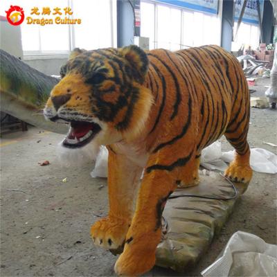 China Outdoor& bengal tiger animal indoor animatronic fur amusement park model in playground for sale