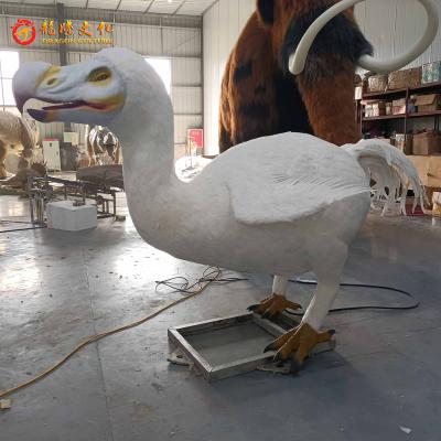 China Silicone Amusement Park Decorations Dodo Bird 3D Model Simulation Ice Age Giant Animatronic Animal Statue for sale