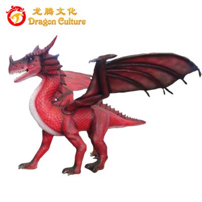 China Outdoor And Indoor Life Size Playground Robot Fire Animatronic Dragon for sale