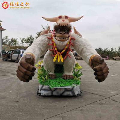 China Fiberglass Customized Robot Model Performs For Entertainment Venue for sale